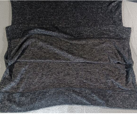 Soft Surrounding Gray Knit Hood Tunic Top Small Cozy Lightweight Lounge Pullover - Picture 7 of 9